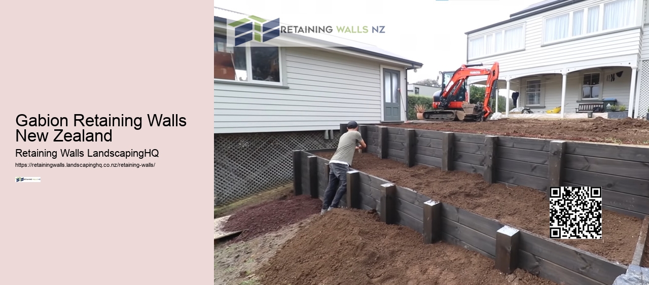 Gabion Basket Retaining Wall Installation