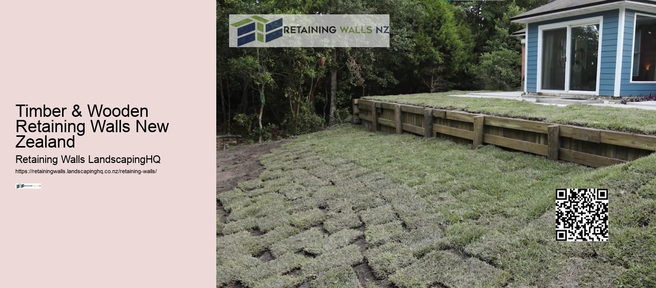 Repair Leaning Timber Retaining Wall